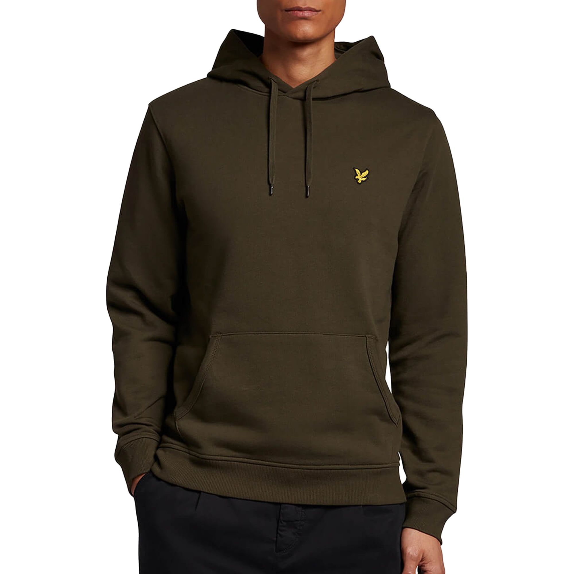 Lyle & Scott White Cotton Hoodie